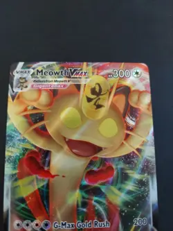 MP Pokemon Meowth VMAX - SWSH005 - SWSH Black Star Promos - Image 3