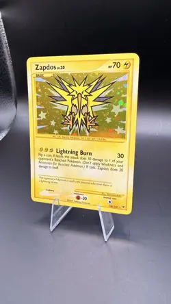 Pokemon TCG Zapdos 150/147 Platinum Supreme Victors Holo Card NM- Condition - Image 3