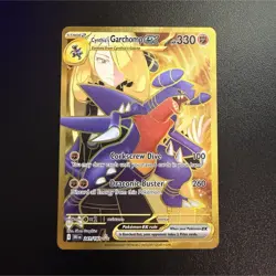 Pokemon TCG Cynthia's Garchomp ex 241/182 Destined Rivals Hyper Rare Holo EN - Image 1