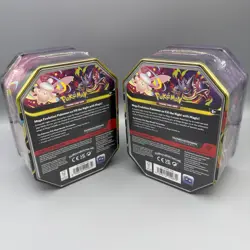 2 X POKEMON TCG MEGA MOONLIT GENGAR EX TIN NEW SEALED - Image 2