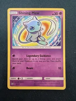 Shining Mew 40/73 Shining Legends Mint Condition English Pokemon TCG Rare Holo - Image 1