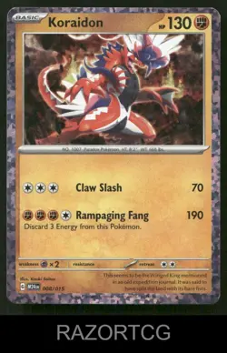 KORAIDON 008/015 HOLO P MCDONALD'S PROMOS 2024 POKEMON NM/M - Image 1