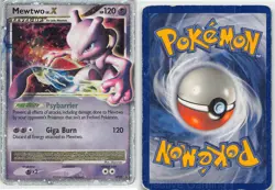 Mewtwo LV.X DP28 Holo Promo Diamond and Pearl Promos Pokemon DMG Shizurow - Image 3