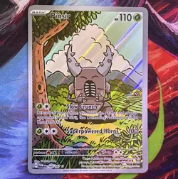 Pokemon TCG Twilight Masquerade Pinsir Illustration Rare 168/167 Holo 110HP - Image 1