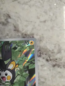 Emolga 112/086 Scarlet & Violet Black Bolt Holo Illustration Pokemon NM - Image 3