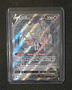 Zacian v GG48/GG70 Crown Zenith Galarian Gallery Holo Rare Pokemon - Image 1