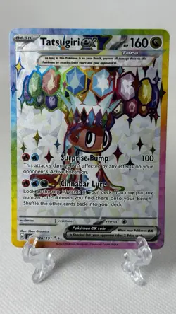 The Pokemon Company Tatsugiri ex 226/191 Sv08 Ultra Rare Full Art Holo English - Image 2