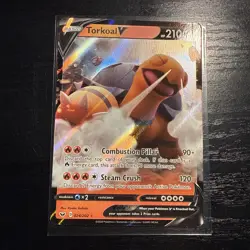 Torkoal V 024/202 - Pokemon TCG Sword & Shield (2020) - NM - Holo Ultra Rare - Image 1