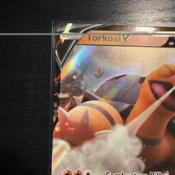 Torkoal V 024/202 - Pokemon TCG Sword & Shield (2020) - NM - Holo Ultra Rare - Image 2