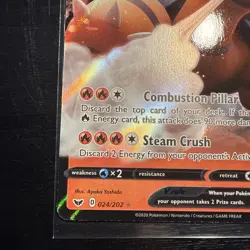 Torkoal V 024/202 - Pokemon TCG Sword & Shield (2020) - NM - Holo Ultra Rare - Image 4