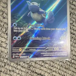 The Pokemon Company Wartortle 171/165 SV 151 Illustration Rare Holo ENG 100 HP - Image 2