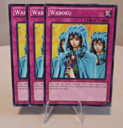 Yugioh Trap x3 Set Waboku BP02-EN170 Common 1st Edition - Image 1