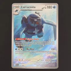 Pokemon TCG Card Carracosta 107/086 Black Bolt Illustration Rare *English* - NM - Image 1