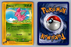 Nidoran M #96 Aquapolis Pokemon Card - MP - Image 1