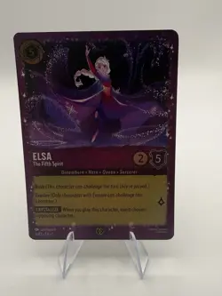Elsa - The Fifth Spirit Promo Card 6/P3 Disney Lorcana TCG #6 - Image 1