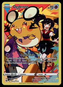 Dedenne TG07/TG30 SWSH09: Brilliant Stars Trainer Gallery Pokemon - Image 1
