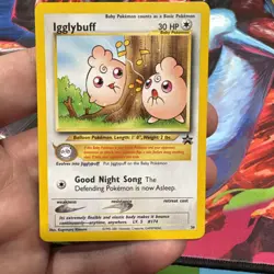 Pokemon Card - Igglybuff #36 WoTC Black Star Promo - Image 1