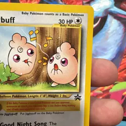 Pokemon Card - Igglybuff #36 WoTC Black Star Promo - Image 3