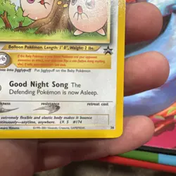 Pokemon Card - Igglybuff #36 WoTC Black Star Promo - Image 4