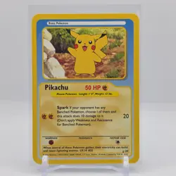 Pikachu Funskool 2004 India Pokemon Card Vintage - G08 - Image 1