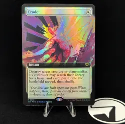 Erode (Foil, Extended Art) Magic The Gathering MTG Secrets of Strixhaven - Image 1