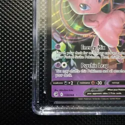 Pokemon Mew V CGC 10 Fusion Strike 113/264 Ultra Rare Holo 2021 English🔥 - Image 5