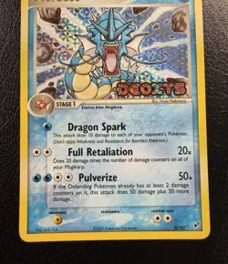 Pokemon TCG Gyarados 8/107 Deoxys Reverse Holo Stamped LP/MP - Image 3