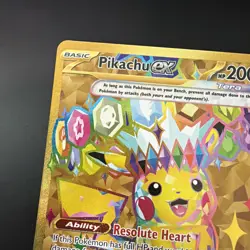 Pikachu ex Gold Hyper Rare - 247/191 - Surging Sparks Pokemon - Image 5