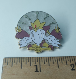 Pokemon Mega Alakazam Pin 2016 Collection Fates Collide Enamel TCG Official Pin - Image 1