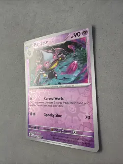 Pokemon TCG * Journey Together 060/159 Banette Uncommon REVERSE HOLO * FRESH PK - Image 2