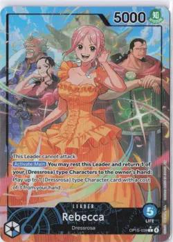 One Piece TCG Rebecca Leader Alt Art OP15-039 English M/NM - Image 1