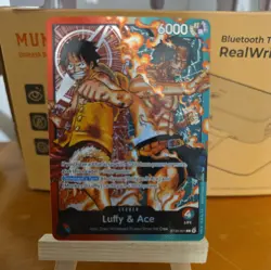 Luffy & Ace ST30-001 Leader Starter Deck EX Luffy & Ace One Piece English NM - Image 1