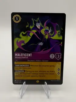 Maleficent Mistress of All Evil 51/204 NF Legendary Lorcana Into the Inklands - Image 1