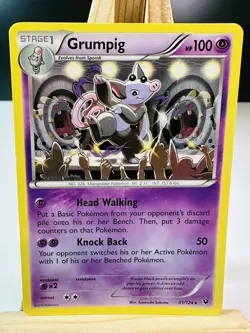Grumpig 31/124 Rare [NM] [XY: Fates Collide] (2016) - Pokemon Card - Image 1