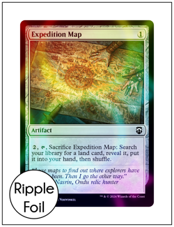 1x Expedition Map, Ripple Foil, Modern Horizons 3 Commander, Magic MTG NM - Image 1