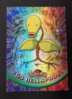 Topps Pokemon Series 1 TV Animation #69 Bellsprout englisch FOIL - Image 1