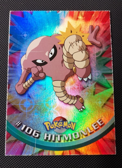 Topps Pokemon Series 2 TV Animation #106 Hitmonlee englisch FOIL - Image 1