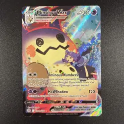 Pokemon Mimikyu VMAX Holo Ultra Rare TCG Card Brilliant Stars TG17/TG30 - Image 1
