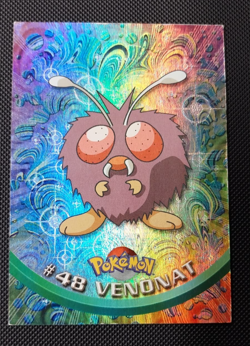 Topps Pokemon Series 1 TV Animation #48 Venonat englisch FOIL - Image 1