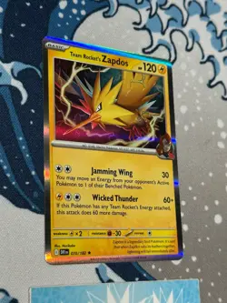 Destined Rivals - Team Rocket's Zapdos - 070/182 - Holo Rare - English Pokemon - Image 2