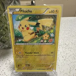 Pokemon TCG Pikachu XY Furious Fists 27/111 Common Reverse Holo Eng Basic 60 HP - Image 1