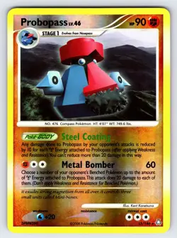 Probopass 13/146 2008 Legends Awakened Pokemon Card Reverse Holo Rare - Lp - Image 1