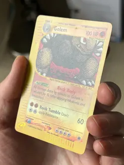 GOLEM 14/165 Expedition REVERSE HOLO RH E-READER Pokemon TCG card NM - Image 4