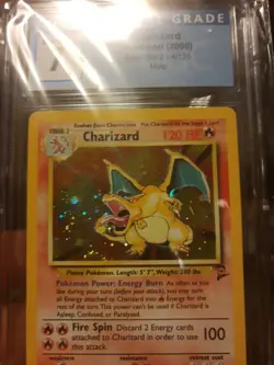 CHARIZARD *Base Set 2* - 4/130 - CGC 7 - Graded Pokemon Card!! - Image 4