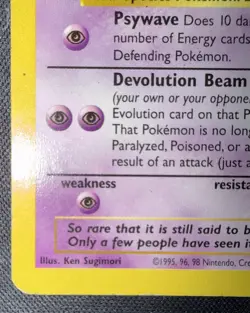 Pokemon Mew #8 WotC Promo Good Condition Vintage Card - Image 4