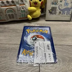 Pokemon Natural History Museum Pikachu at the Museum Promo Card Plush & Notebook - Image 3