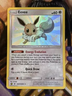 Eevee SV41/SV94 Pokemon Hidden Fates: Shiny Vault ✨ English Holo - NM/M 🔥 - Image 1