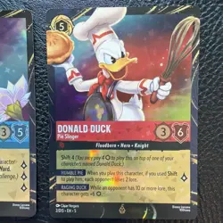 Disney Lorcana Magical Places Rapunzel Donald Duck EPCOT Promo Cards - Image 3