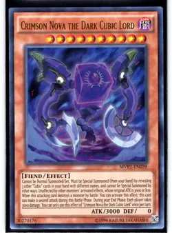 Crimson Nova the Dark Cubic Lord Ultra Rare MVP1-EN039 LP - Image 1