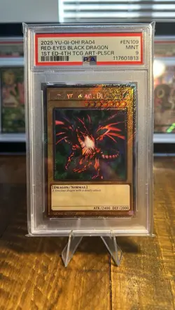 2025 YU-GI-OH! RA04 RED-EYES BLACK DRAGON 1ST ED-4TH TCG ART -PLSCR - Image 1
